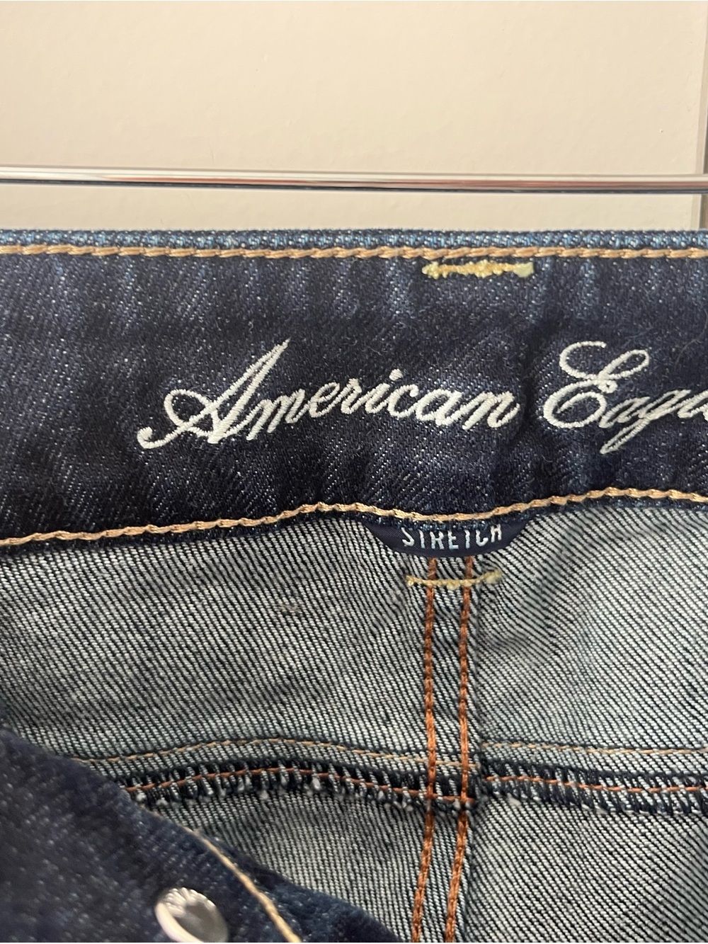 American Eagle women’s size 12 dark wash Artist cropped stretch denim jeans - Picture 4 of 7